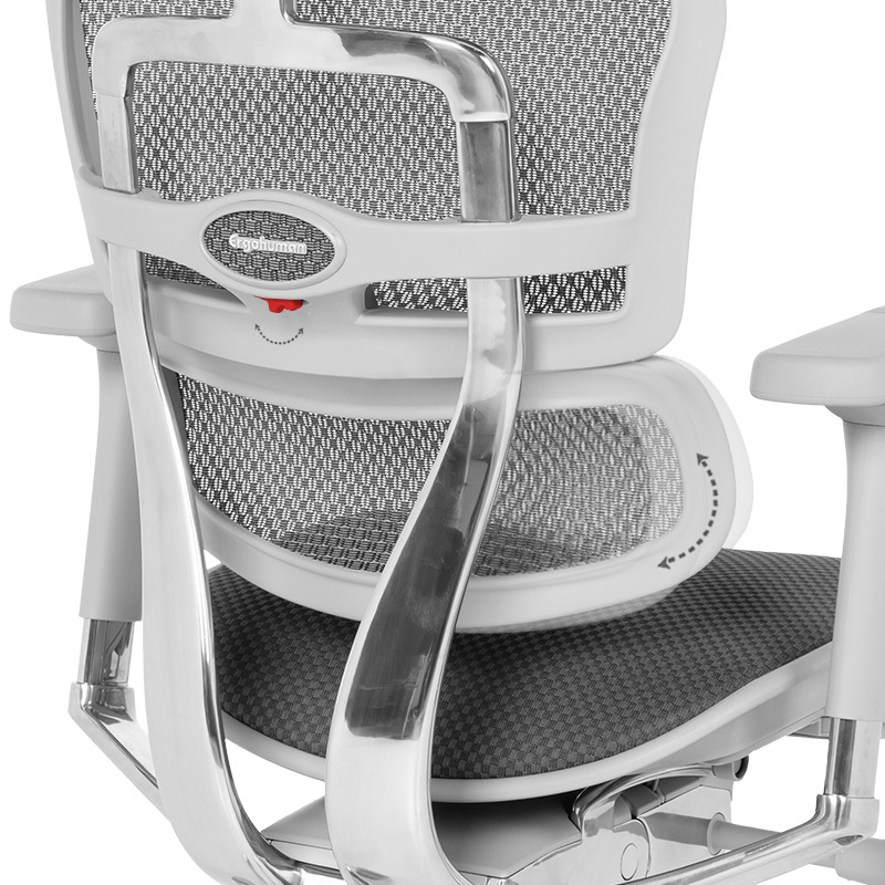 Ергономичен стол Ergohuman Elite 2 дамаска сив-сива рамка